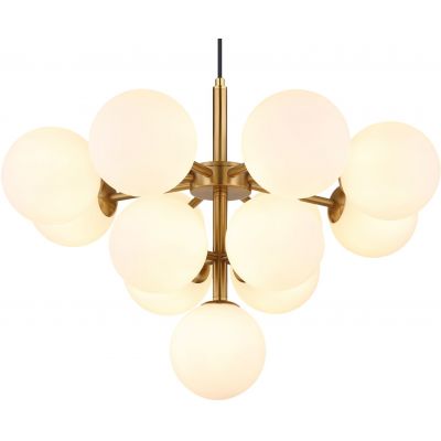 Lampa wisząca powyżej 6x5 W biała-złota 5614313G Globo Lighting Grappy