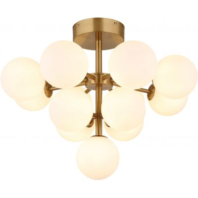 Lampa podsufitowa powyżej 6x5 W biała-złota 5614313GD Globo Lighting Grappy