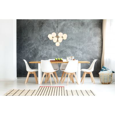 Lampa wisząca powyżej 6x5 W biała-nikiel 5614313N Globo Lighting Grappy