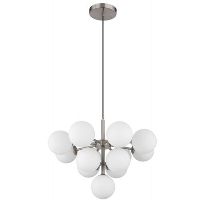 Lampa wisząca powyżej 6x5 W biała-nikiel 5614313N Globo Lighting Grappy