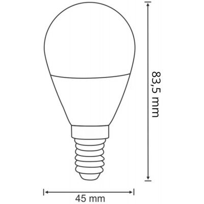 Żarówka LED 1x3 W 3000 K e14 303394 Goldlux Platinum
