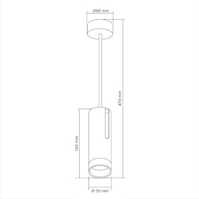 Lampa podsufitowa 1x10 W biała 326041 Goldlux Porto