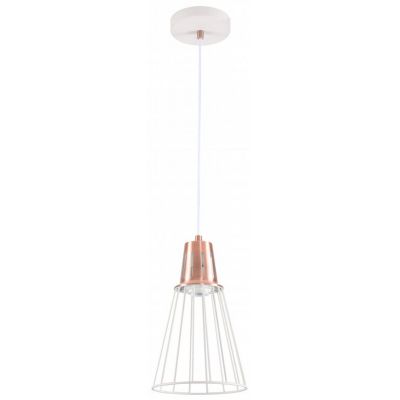 Lampa wisząca 1x40 W biała-złota OSKALE2703DEC GTV Kaliope