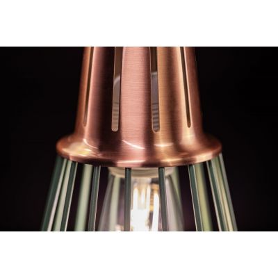 Lampa wisząca 1x40 W zielona-złota OSKALE2726DEC GTV Kaliope