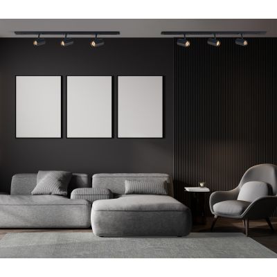 Lampa do szynoprzewodów 1x35 W czarny 9138211BL Italux Marvi TR Jazz BL