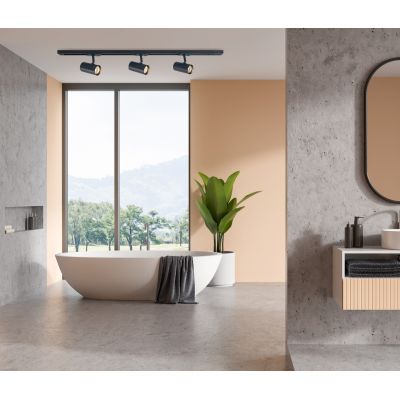 Zestaw szynoprzewód z reflektorami 3x35 W czarny 9201213BLSET Italux Marvi TR Fredrik