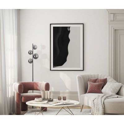 Lampa stojąca 4x20 W czarna FL4060074BCR Italux Canello