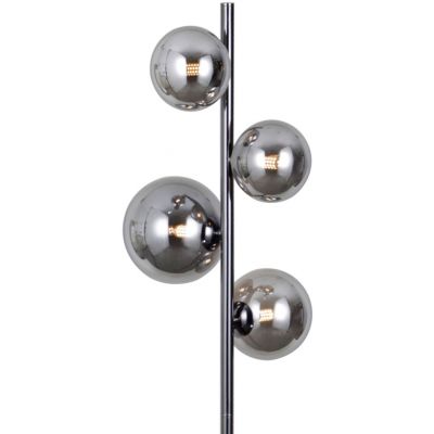 Lampa stojąca 4x20 W czarna FL4060074BCR Italux Canello