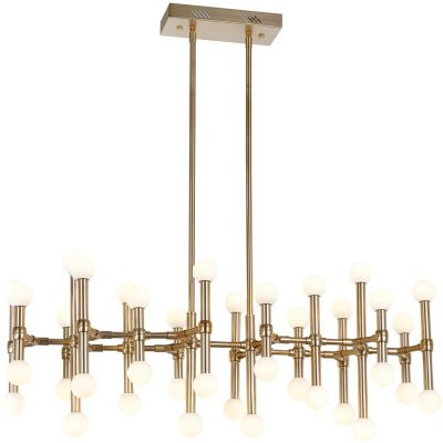 Lampa wisząca x96 W biała-brązowa MX1600900838AB Italux Giovanna