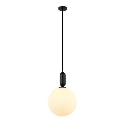 Lampa wisząca 1x40 W czarna PND023401LBK Italux Aldeva