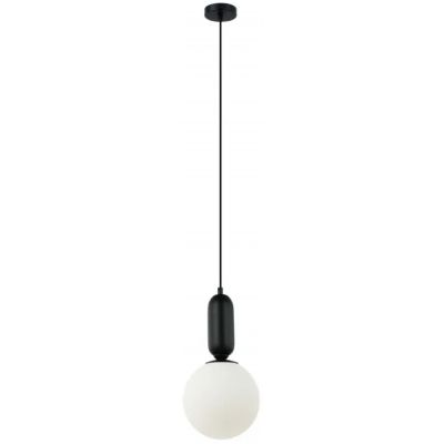 Lampa wisząca 1x40 W czarna PND023401MBK Italux Aldeva