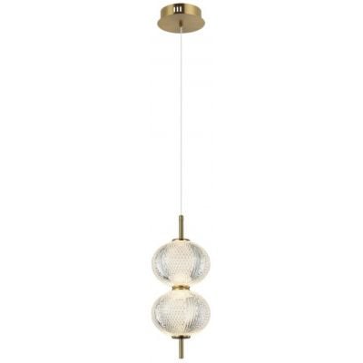 Lampa wisząca 1x10 W przezroczysta PND290382GD Italux Lazie