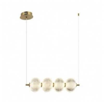Lampa wisząca 1x19 W przezroczysta PND290384GD Italux Lazie