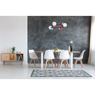 Lampa wisząca 4x25 W różowa-niebieska-pomarańczowa PND374824RMLTI Italux Nauti