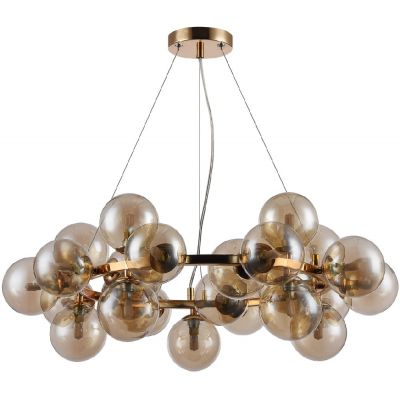 Lampa wisząca powyżej 6x28 W złota PND525225GDCGN Italux Cabella