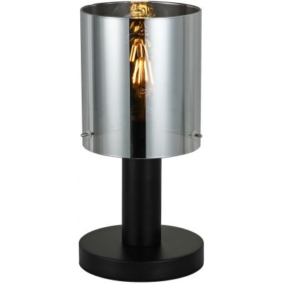 Lampa stojąca 1x40 W czarna-przydymiona TB55811BKSG Italux Sardo