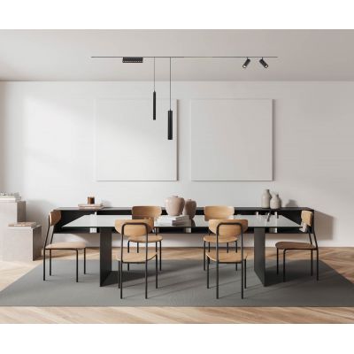 Lampa do szynoprzewodów powyżej 6x12 W czarny TRM2536712W3K Italux Magnetic Mersa