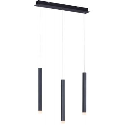 Lampa wisząca 3x4.8 W biała-czarna 1520318 Just Light Bruno