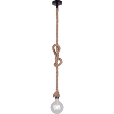Lampa wisząca 1x15 W czarna-brązowa 1548118 Just Light Rope