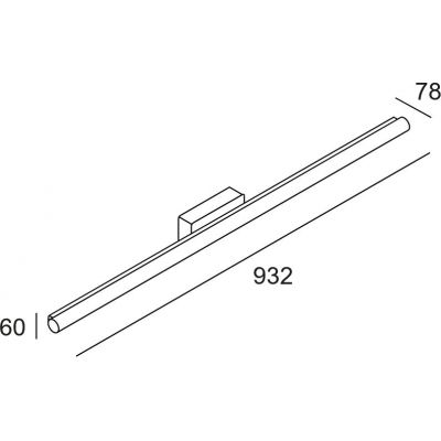 Kinkiet 05639721M1 Leds C4 Toilet Slim