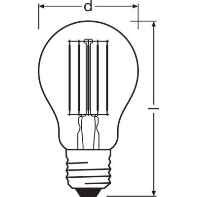 Żarówka LED 1x10 W 2700 K e27 4058075124707 Osram Retrofit Classic A