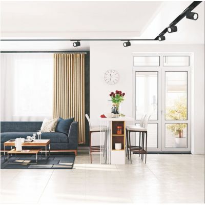Lampa do szynoprzewodów 1x15 W czarny LP557MAGBK Light Prestige Magnetic