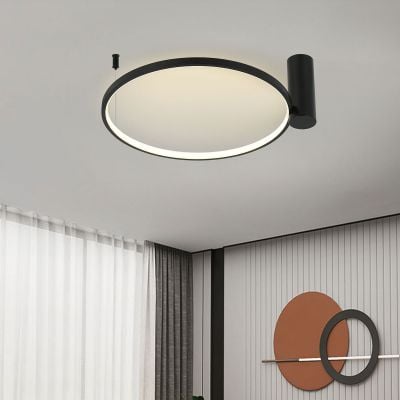 Lampa podsufitowa 1x35 W czarna LP9091CSBKCCT Light Prestige Ring