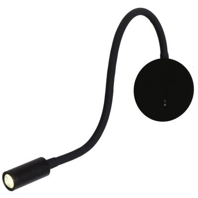 Kinkiet 1x3 W czarny LP20211WBK Light Prestige Senise