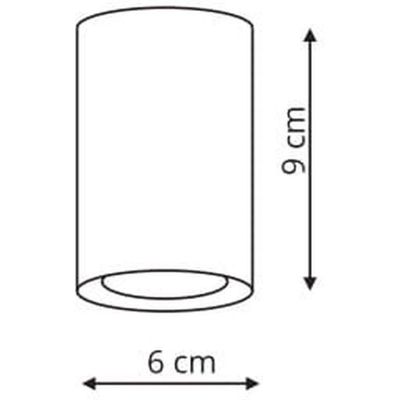 Lampa podsufitowa LP2321D90BKGD Light Prestige Manacor