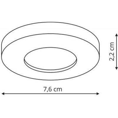 Lampa do zabudowy LP4401RSWH Light Prestige Lagos