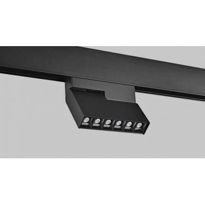 Lampa do szynoprzewodów 6x1 W czarny LP561MAGBK Light Prestige Lunar