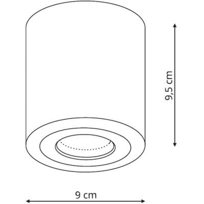 Lampa podsufitowa LP65101SMXLWH Light Prestige Faro XL