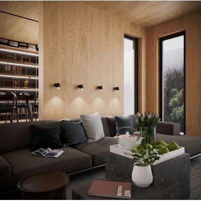 Kinkiet 1x50 W czarny LP7311WBK Light Prestige Snow