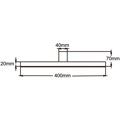 Kinkiet 1x12 W czarny LP7781WMBK Light Prestige Nevada