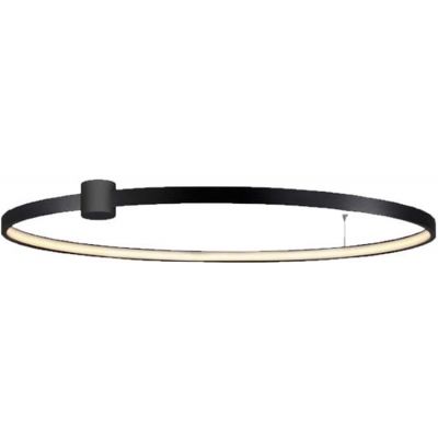Lampa podsufitowa 1x50 W czarna LP9091CLBKCCT Light Prestige Ring
