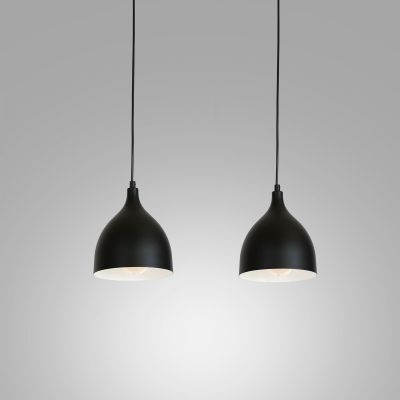 Lampa wisząca 2x60 W biała 6222 Luminex Noak