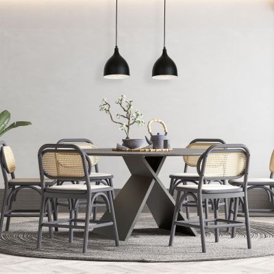 Lampa wisząca 2x60 W biała 6222 Luminex Noak
