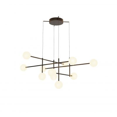 Lampa wisząca powyżej 6x5 W biała-czarna 7630 Mantra Cellar