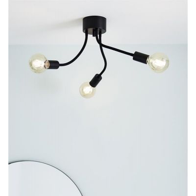 Lampa podsufitowa 3x20 W czarna 107930 Markslöjd Medusa