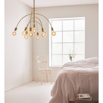 Lampa wisząca powyżej 6x40 W mosiądz 108289 Markslöjd Lavello