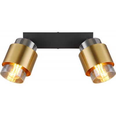 Lampa podsufitowa 2x40 W czarna 155602 Globo Lighting Milley