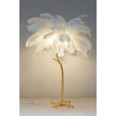 Lampa stojąca 5x40 W biała-złota MSE1501100417 Moosee Tiffany