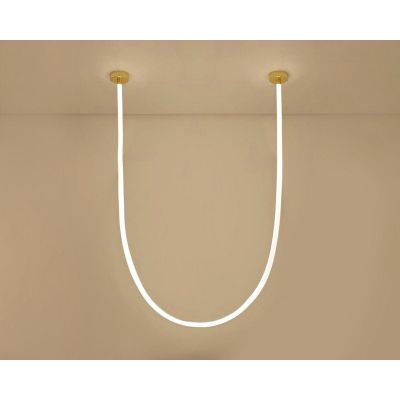 Lampa wisząca 1x50 W biała-złota MSE1501100443 Moosee Lasso