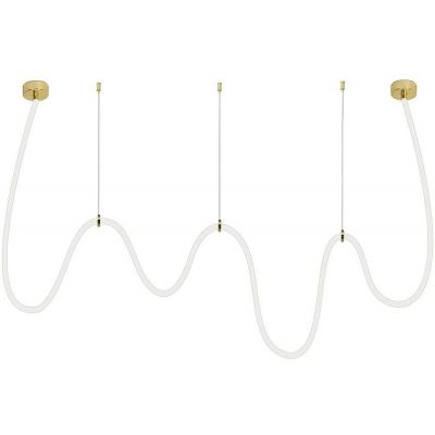 Lampa wisząca 1x50 W biała-złota MSE1501100443 Moosee Lasso