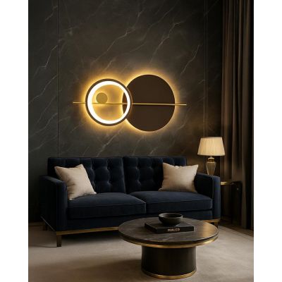 Kinkiet x60 W złoty MSE1501100515 Moosee Moons