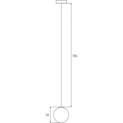 Lampa do systemu linkowego 1x6 W czarny M0017D MaxLight Magnetic