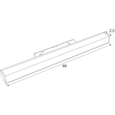 Lampa magnetyczna 1x18 W biały M0024Z MaxLight Magnetic