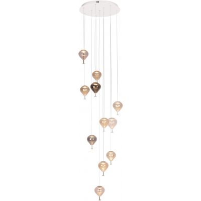 Lampa wisząca powyżej 6x6 W biała P0526D MaxLight Palloncini