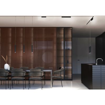 Lampa do szynoprzewodów 1x9 W czarny 10146 Nowodvorski Lighting LVM