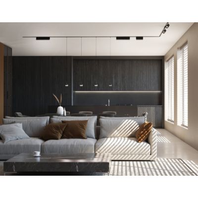 Lampa do szynoprzewodów 1x8 W biały-czarny 10155 Nowodvorski Lighting LVM